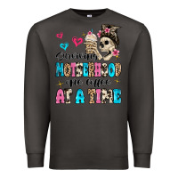 Smoke surviving motherhood one coffee at a time Premium Sweatshirt - MaliasSmallBusiness