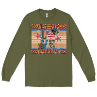 Army Green western usa soldier love tumbler Long Sleeve Tee - Artiststas