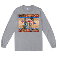 Heather Grey western usa soldier love tumbler Long Sleeve Tee - Artiststas
