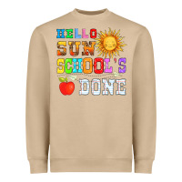 Mushroom hello sun schools done Heavyweight Sweatshirt - HRA Design Shop