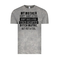 Cloud Rock my mother black Vintage Tee - RacoonDesign