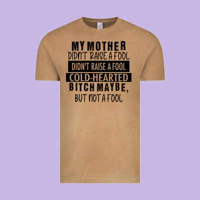 My Mother Black Vintage Tee Designed By Racoondesign