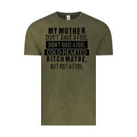 Vintage Olive my mother black Vintage Tee - RacoonDesign