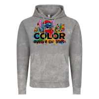 Cloud Rock color outside the lines autism stitch Vintage Hoodie - Zillion Design Studio