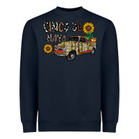 Navy cinco de mayo truck Heavyweight Sweatshirt - CowhideDigitalArt