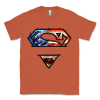 Copper super american flag logo Classic Tee - LillyAllenDesigns