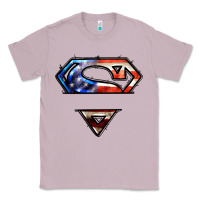 Lilac super american flag logo Classic Tee - LillyAllenDesigns