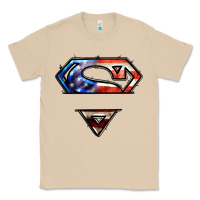 Mushroom super american flag logo Classic Tee - LillyAllenDesigns