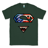 Sports Green super american flag logo Classic Tee - LillyAllenDesigns