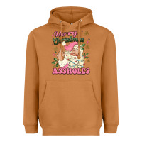 Meerkat merry christmas assholes Heavyweight Hoodie - MaliasSmallBusiness