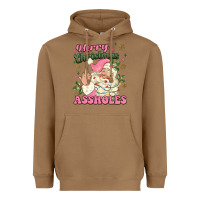 Toasted Coconut merry christmas assholes Heavyweight Hoodie - MaliasSmallBusiness