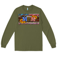 Army Green soldier mom license  plate Long Sleeve Tee - Artiststas