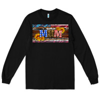 Black soldier mom license  plate Long Sleeve Tee - Artiststas