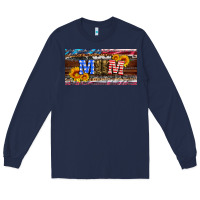 Navy soldier mom license  plate Long Sleeve Tee - Artiststas