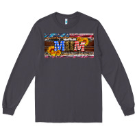 Smoke soldier mom license  plate Long Sleeve Tee - Artiststas