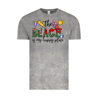 The Beach Is My Happy Place Vintage Tee | Teevron