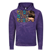 Cloud Purple cool moms club messy bun Vintage Hoodie - Zillion Design Studio