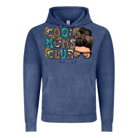 Vintage Denim cool moms club messy bun Vintage Hoodie - Zillion Design Studio