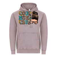 Vintage Zinc cool moms club messy bun Vintage Hoodie - Zillion Design Studio