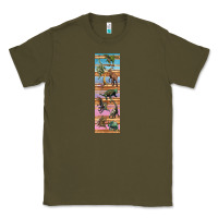 Army Green dinosaurs pen wrap Classic Tee - Artiststas