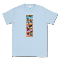 Dusty Blue dinosaurs pen wrap Classic Tee - Artiststas