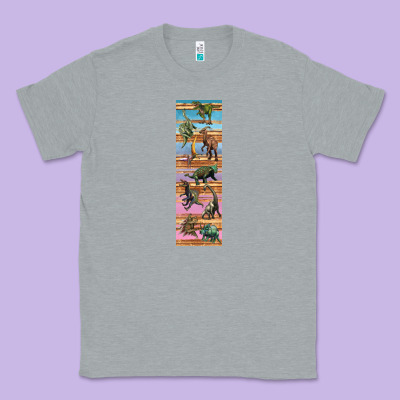 Dinosaurs Pen Wrap Classic Tee Designed By Artiststas