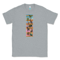 Heather Grey dinosaurs pen wrap Classic Tee - Artiststas