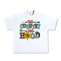 White a little country a little hood Urban Heavy Tee - AdoDesignShop