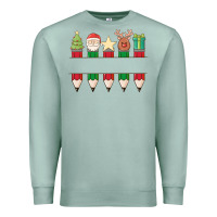 Seafoam add your personalization christmas pencils Premium Sweatshirt - MaliasSmallBusiness