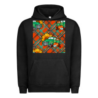 Pigment Black Fall truck Urban Hoodie - NancyCooperArtShop