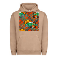 Pigment Burro Fall truck Urban Hoodie - NancyCooperArtShop