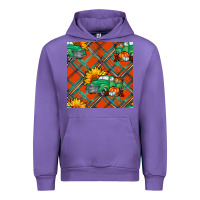 Tulip Fall truck Urban Hoodie - NancyCooperArtShop