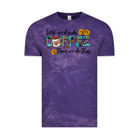 Cloud Purple first we drink coffee then we do this Vintage Tee - AdoDesignShop