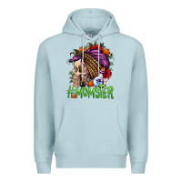 Blue Mist momster halloween momlife Premium Hoodie - Jasminsmagicworld
