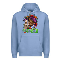Colony Blue momster halloween momlife Premium Hoodie - Jasminsmagicworld