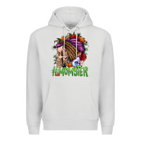 Dove Grey momster halloween momlife Premium Hoodie - Jasminsmagicworld