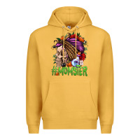 Mustard momster halloween momlife Premium Hoodie - Jasminsmagicworld