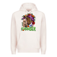 Pale Pink momster halloween momlife Premium Hoodie - Jasminsmagicworld