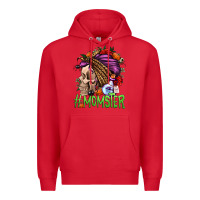 Red momster halloween momlife Premium Hoodie - Jasminsmagicworld