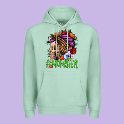 Momster Halloween Momlife Premium Hoodie Designed By Jasminsmagicworld