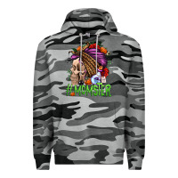 Slate Camo momster halloween momlife Premium Hoodie - Jasminsmagicworld