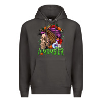 Smoke momster halloween momlife Premium Hoodie - Jasminsmagicworld