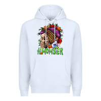White momster halloween momlife Premium Hoodie - Jasminsmagicworld