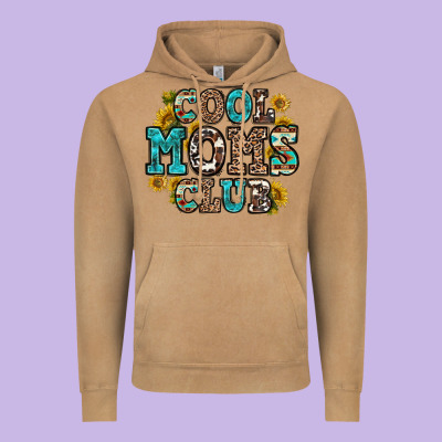 Cool Moms Club Vintage Hoodie Designed By Zillion Design Studio
