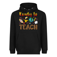 Black ready to teach Heavyweight Hoodie - NancyCooperArtShop