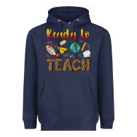 Navy ready to teach Heavyweight Hoodie - NancyCooperArtShop