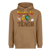 Toasted Coconut ready to teach Heavyweight Hoodie - NancyCooperArtShop