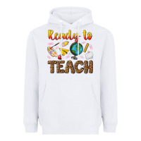 White ready to teach Heavyweight Hoodie - NancyCooperArtShop