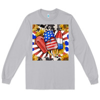 Moon Dust patriotic popsicles and sunflowers Long Sleeve Tee - BundleAndBundleShop