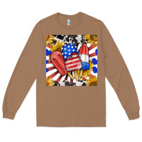 Toasted Coconut patriotic popsicles and sunflowers Long Sleeve Tee - BundleAndBundleShop